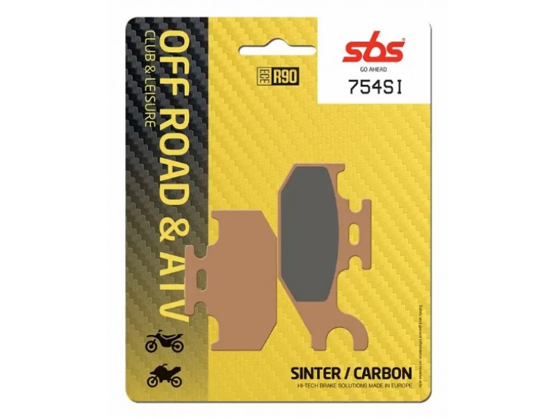 Гальмівні колодки SBS Sport Brake Pads, Sinter/Carbon 754SI